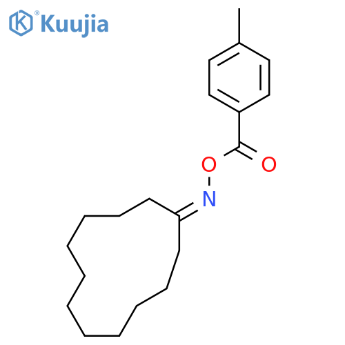 1-{[(4-Methylbenzoyl)oxy]imino}cyclododecane structure