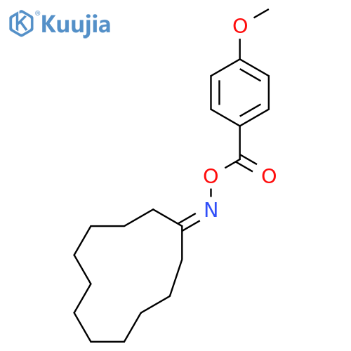 (Cyclododecylideneamino) 4-methoxybenzoate structure