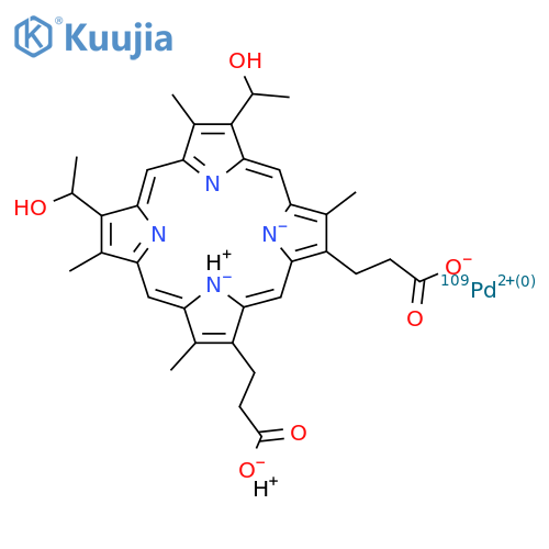 Palladium hematoporphyrin structure