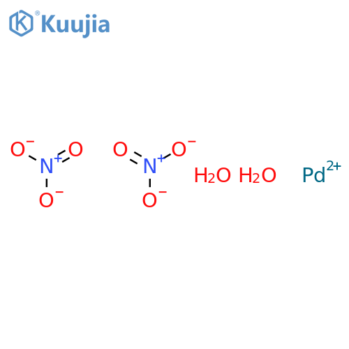 Palladium(II) nitrate dihydrate structure