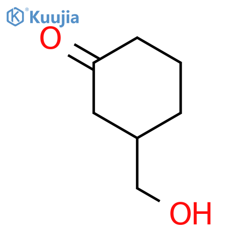 3-(Hydroxymethyl)cyclohexanone structure