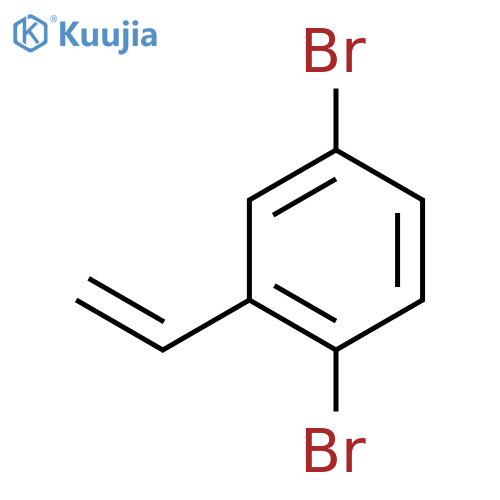 1,4-dibromo-2-ethenylbenzene structure