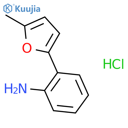 2-(5-Methylfur-2-yl)aniline hydrochloride structure