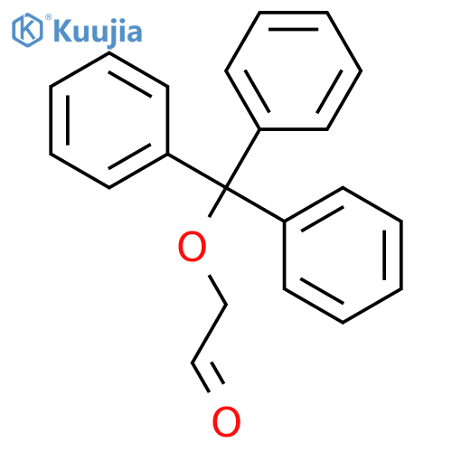 Acetaldehyde, (triphenylmethoxy)- structure