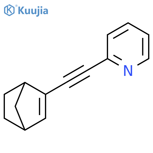 Pyridine, 2-(bicyclo[2.2.1]hept-2-en-2-ylethynyl)- structure