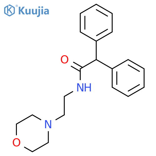 N-(2-Morpholin-4-yl-ethyl)-2,2-diphenyl-acetamide structure