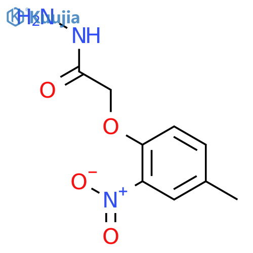 2-(4-Methyl-2-nitrophenoxy)acetohydrazide structure