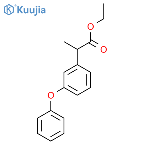 Ethyl 2-(3-phenoxyphenyl)propanoate structure