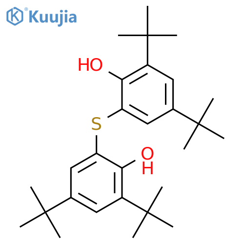 Phenol,2,2'-thiobis[4,6-bis(1,1-dimethylethyl)- structure