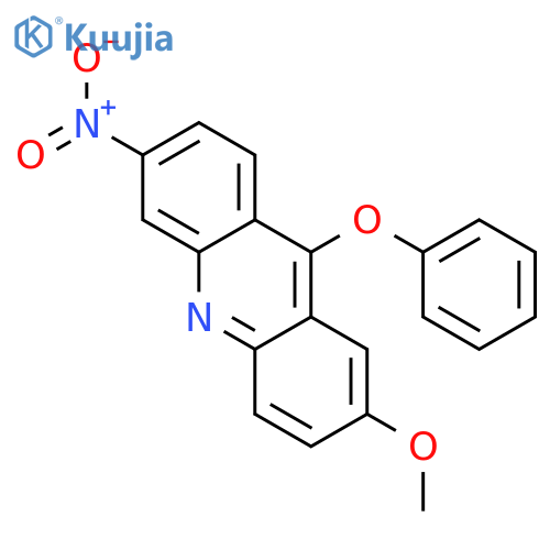 2-methoxy-6-nitro-9-phenoxyacridine structure