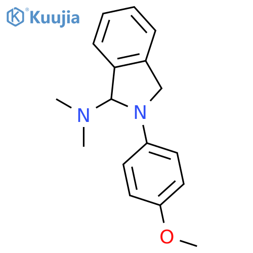 1H-Isoindol-1-amine, 2-(4-methoxyphenyl)-N,N-dimethyl- structure