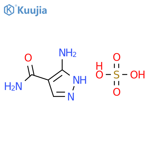 3-Aminopyrazole-4-carboxamide Sulfate structure
