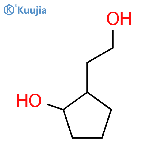 2-(2-Hydroxyethyl)cyclopentan-1-ol structure
