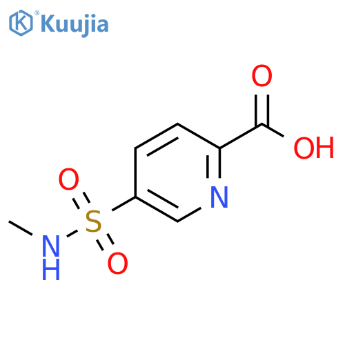 5-(Methylsulfamoyl)pyridine-2-carboxylic acid structure