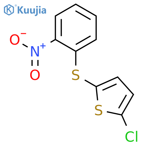 Thiophene, 2-chloro-5-[(2-nitrophenyl)thio]- structure