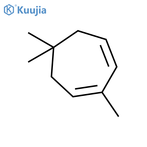 1,3-Cycloheptadiene, 2,6,6-trimethyl- structure