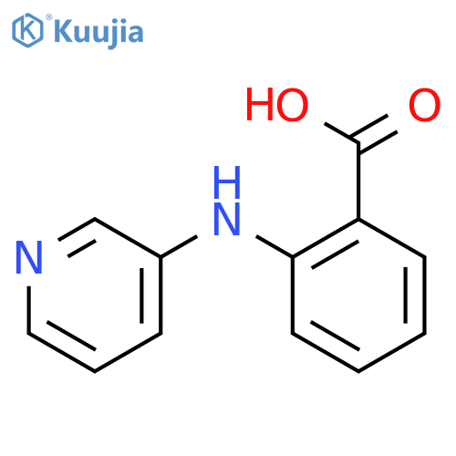 Benzoic acid, 2-(3-pyridinylamino)- structure