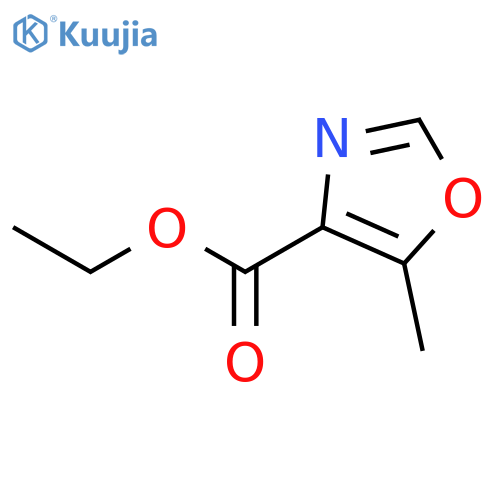 Ethyl 5-Methyl-4-oxazolecarboxylate structure