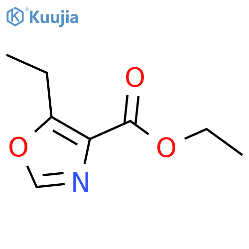 ethyl 5-ethyl-1,3-oxazole-4-carboxylate structure