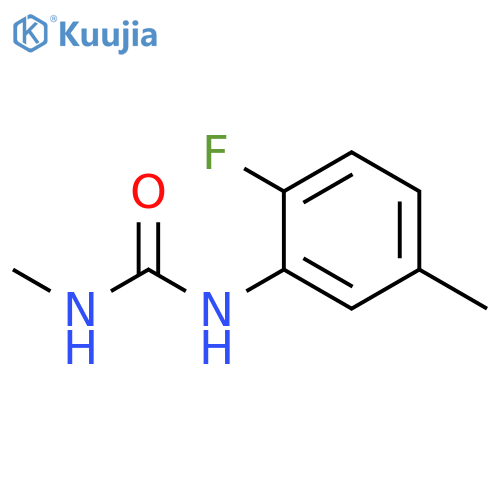 1-(2-fluoro-5-methylphenyl)-3-methylurea structure