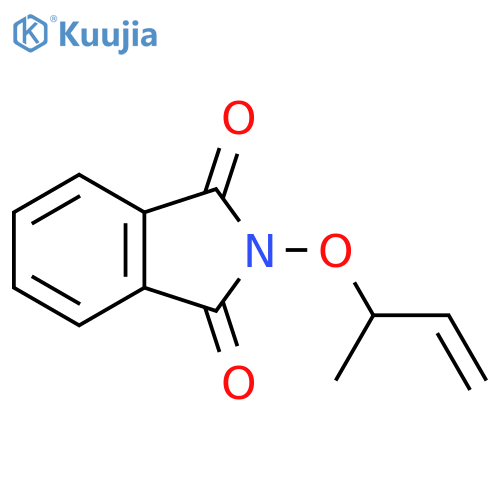2-(but-3-en-2-yloxy)-2,3-dihydro-1H-isoindole-1,3-dione structure