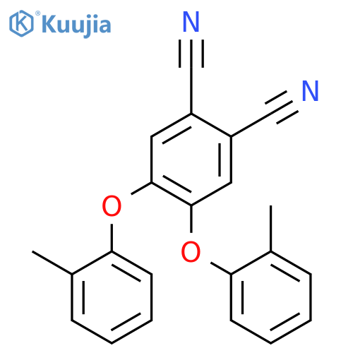 1,2-Benzenedicarbonitrile, 4,5-bis(2-methylphenoxy)- structure