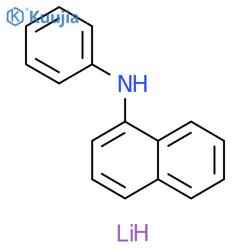 1-Naphthalenamine, N-phenyl-, lithium salt structure