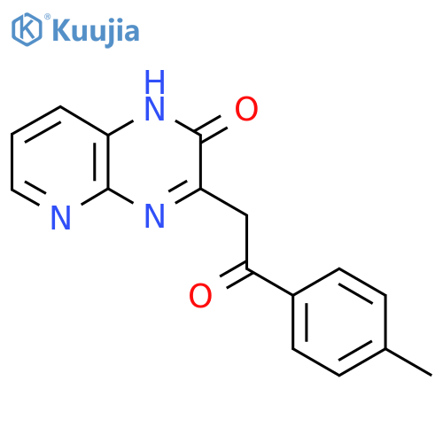 3-2-(4-Methylphenyl)-2-oxoethylpyrido2,3-bpyrazin-2(1H)-one structure