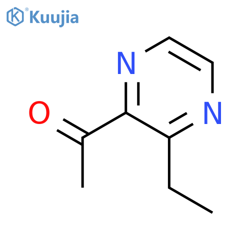 2-Acetyl-3-ethylpyrazine structure