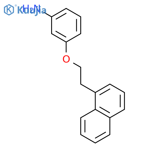 Benzenamine, 3-[2-(1-naphthalenyl)ethoxy]- structure