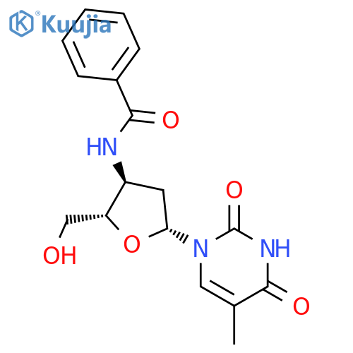 Thymidine, 3'-(benzoylamino)-3'-deoxy- structure