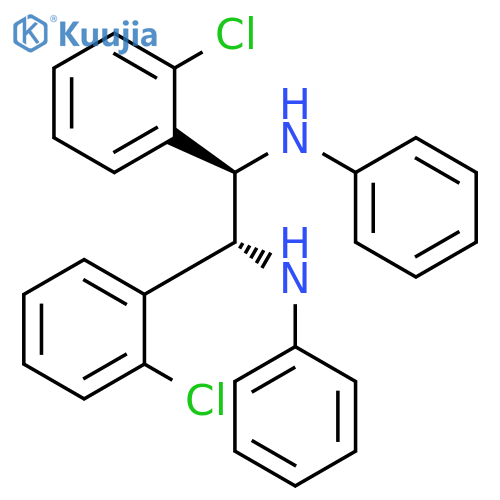 1,2-Ethanediamine, 1,2-bis(2-chlorophenyl)-N,N'-diphenyl-, (R*,R*)-(±)- structure