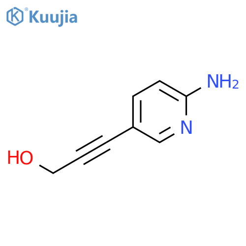 2-Propyn-1-ol,3-(6-amino-3-pyridinyl)- structure