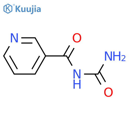 N-(aminocarbonyl)-3-Pyridinecarboxamide structure