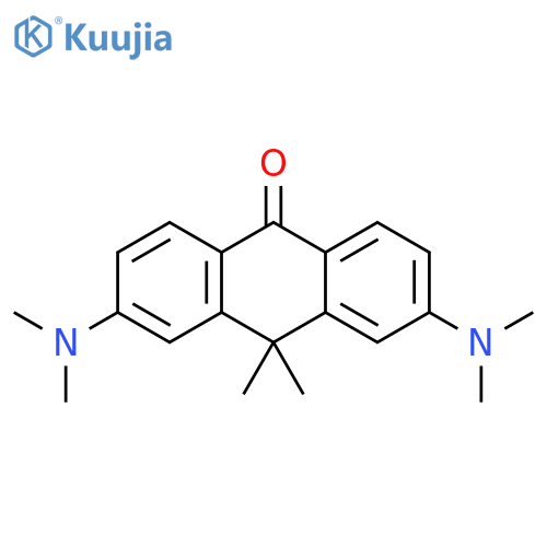 9(10H)-Anthracenone, 3,6-bis(dimethylamino)-10,10-dimethyl- structure