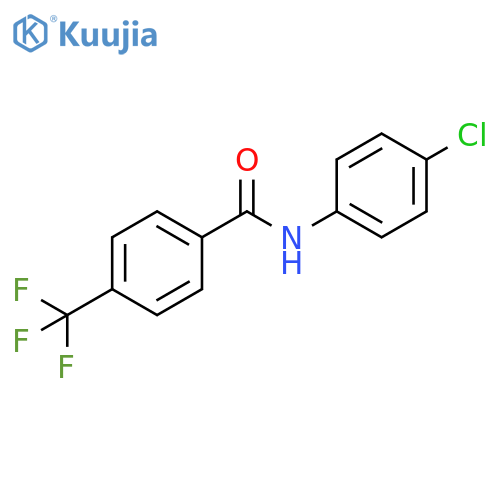 N-(4-Chlorophenyl)-4-(trifluoroMethyl)benzaMide, 97% structure