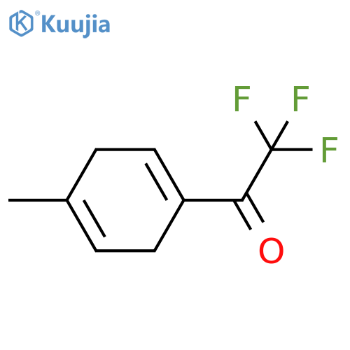 Ethanone,2,2,2-trifluoro-1-(4-methyl-1,4-cyclohexadien-1-yl)- structure