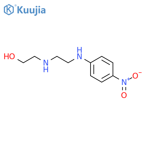 2-({2-(4-Nitrophenyl)aminoethyl}amino)ethanol structure