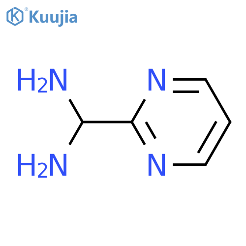 Methanediamine,1-(2-pyrimidinyl)- structure