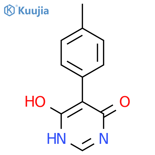 4(1H)-Pyrimidinone, 6-hydroxy-5-(4-methylphenyl)- structure