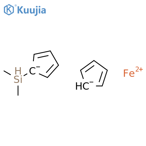 Ferrocene, (dimethylsilyl)- structure