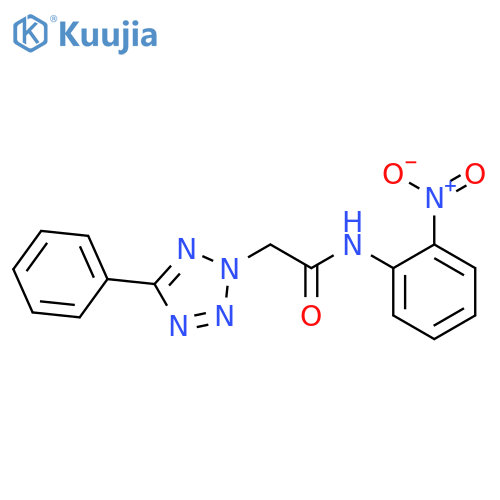 2H-Tetrazole-2-acetamide, N-(2-nitrophenyl)-5-phenyl- structure