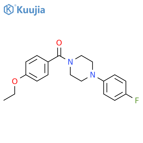 (4-ethoxyphenyl)[4-(4-fluorophenyl)piperazin-1-yl]methanone structure