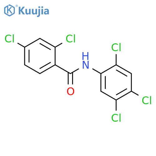 2,4-dichloro-N-(2,4,5-trichlorophenyl)benzamide structure