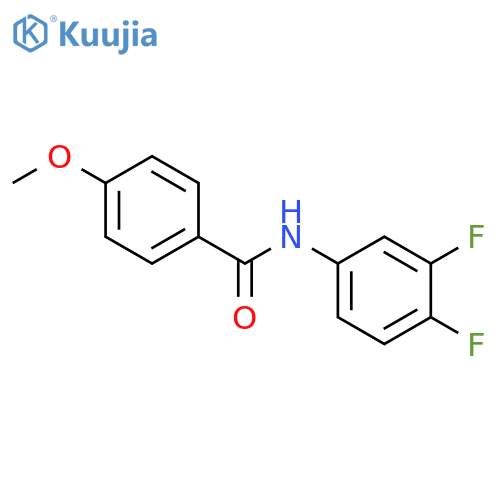 N-(3,4-Difluorophenyl)-4-methoxybenzamide structure
