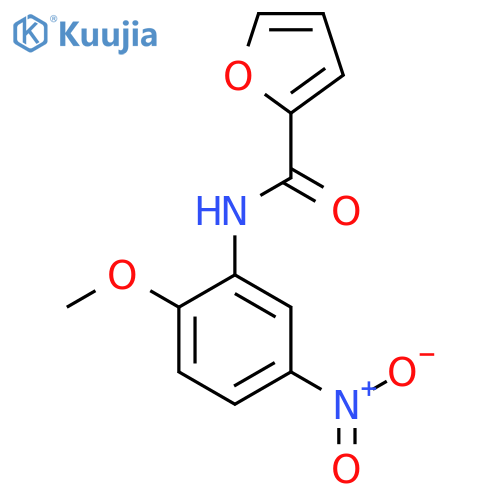 N-(2-methoxy-5-nitrophenyl)furan-2-carboxamide structure