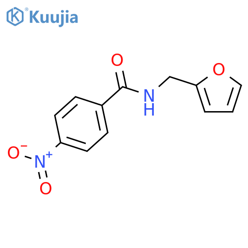 N-(2-Furylmethyl)-4-nitrobenzamide structure