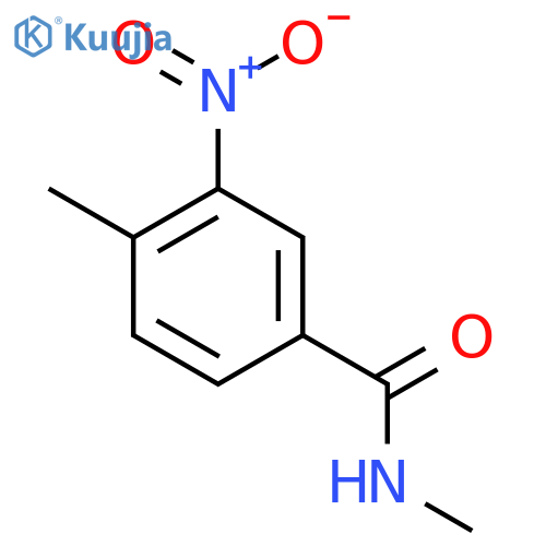 N,4-dimethyl-3-nitrobenzamide structure