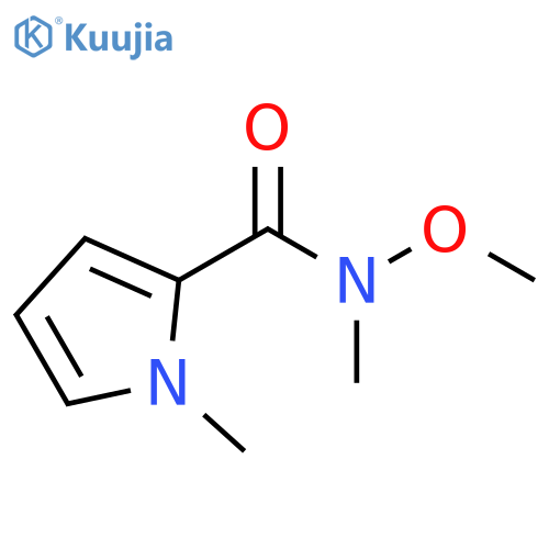 N-methoxy-N,1-dimethyl-1H-pyrrole-2-carboxamide structure