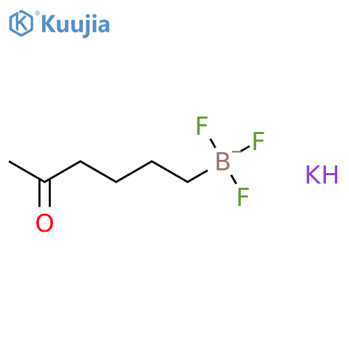 Potassium 5-oxohexyltrifluoroborate structure